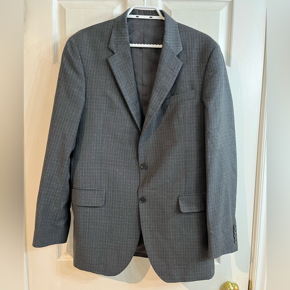 Coppley Men’s Black Label Blazer, 100% Wool, 42T